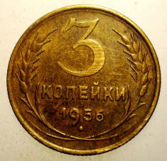 2.903 RUSIA URSS 3 KOPEKS KOPEIKI KOPEICI COPEICI 1956 foto