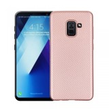 Husa Samsung Galaxy A8, Elegance Luxury Mesh Rose-Gold, Protectie Premium, Oem