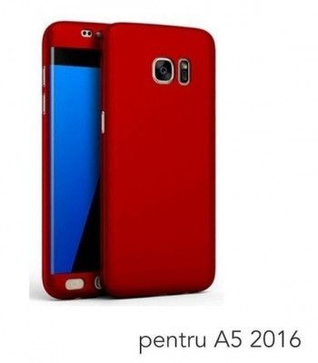 Husa FullBody Elegance Luxury Red Samsung Galaxy A5 360 grade +folie protectie foto
