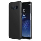 Husa Elegance Luxury Slim Antisoc Black pentru Samsung Galaxy S8, Negru