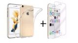 Pachet husa Elegance Luxury transparenta Apple iPhone 7 + folie sticla gratis