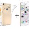 Pachet husa Elegance Luxury transparenta Apple iPhone 7 + folie sticla gratis