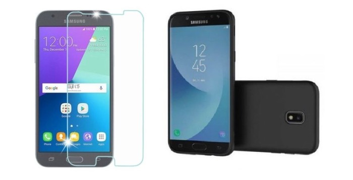Pachet husa slim Black Samsung Galaxy J3 2017 + folie protectie gratis