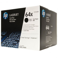 Toner Original pentru HP Negru Dual Pack, compatibil LJ P4xx5, 2x24000pag... foto