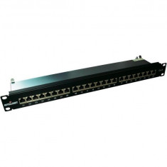 Patch Panel Intellinet 24 porturi, FTP, Cat6 ecranat, 1U pentru rack 19&amp;quot;,... foto