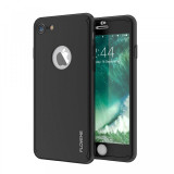 Husa Black iPhone 6 Plus/6S Plus acoperire completa 360 + folie protectie, Apple