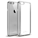 Husa iPhone 6 Plus/6S Plus Elegance Luxury Placata Argintiu, Protectie Premium, Slim