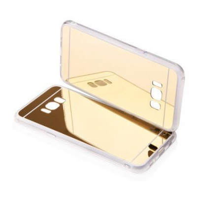 Husa Elegance Luxury Tip Oglinda Gold pentru Samsung Galasy S8 foto