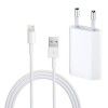 Incarcator Original Apple (Adaptor Priza + Cablu Date/Incarcare) - Compatibil iPhone/iPad
