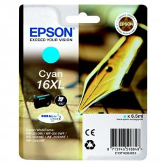 Cartus cerneala Original Epson Cyan 16XL compatibil WF2540 &amp;quot;C13T16324010&amp;quot; foto