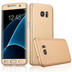 Husa FullBody Elegance Luxury Gold pentru Samsung Galaxy J5 2016 acoperire 360 grade cu folie de protectie GRATIS ! foto