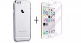 Pachet husa ESilver Apple iPhone 6 Plus/6S Plus + folie de protectie, Oem