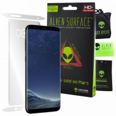Folie Alien Surface HD, Samsung GALAXY S8, protectie spate, laterale+Alien fiber