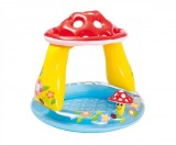 Piscina gonflabila Lumi pentru copii, Tip Ciupercuta cu protectie UV, 1-3 ani, 2-4 ani, Rotund