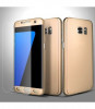 Husa FullBody Gold Samsung Galaxy S7 Edge 360 + folie de protectie gratis