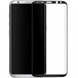 Folie de sticla 3D neagra compatibila cu Samsung Galaxy S8 Plus ( BLACK ), Anti zgariere