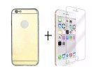 Husa Oglinda Gold pt. Apple iPhone 6/6S + Folie Sticla GRATIS - Eleganta &amp; Protectie