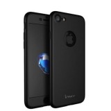 Husa fata-spate iPaky pentru iPhone 8 NEAGRA + folie protectie ( BLACK ), Apple