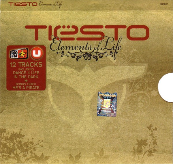 CD Tiesto-Elements Of Life, original