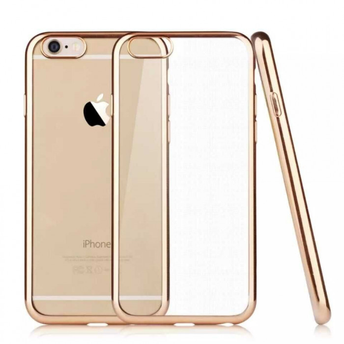 Husa ELEGANCE LUXURY Apple Iphone 6 / 6S PLACATA AURIU (ELECTROPLATING GOLD)