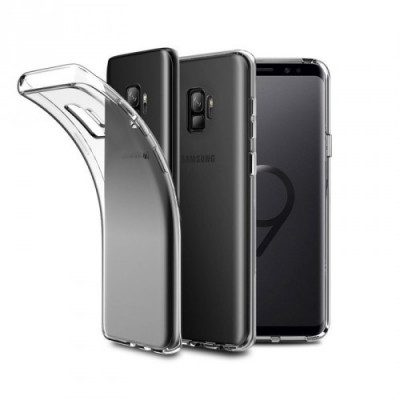 Husa Elegance Luxury slim TPU transparent pentru Samsung Galaxy S9 foto