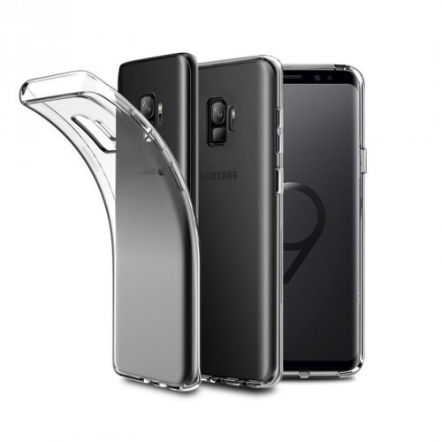 Husa Elegance Luxury slim TPU transparent pentru Samsung Galaxy S9