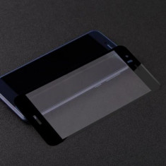 Folie de sticla 3D neagra compatibila cu Huawei P10 LITE ( BLACK )