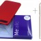 Pachet husa X-LEVEL Metalic Red Apple iPhone 7 + folie de sticla gratis