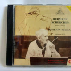 CD Simfonia nr 5 Beethoven, Hermann Schechen prova e dirige, Orchestra RTSI