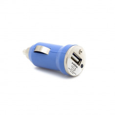 Incarcator auto USB 5V/1A CML 201 - albastru foto