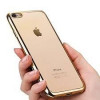 Husa ELEGANCE LUXURY pentru Apple Iphone 7 / 8 PLACATA AURIU (ELECTROPLATING GOLD)