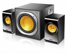 BOXE 2.1, RMS: 10W-30W, 2 sateliti x8W + subwoofer de 14W, frecventa... foto