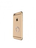 Husa Elegance Luxury Gold 3in1 Ultrasubtire cu inel pentru Apple iPhone 7