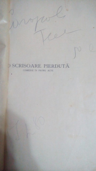O scrisoare pierduta-I.L.Caragiale