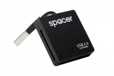 Card Reader Spacer SPCR-672, 46-in-1, extern USB2.0, pentru SDHC, SD,... foto