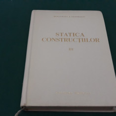 STATICA CONSTRUCȚIILOR /VOL. III/ ALEXANDRU A. GHEORGHIU/1980 *