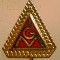 I.765 INSIGNA STICKPIN GERMANIA IGM IG METALL 10/15mm email