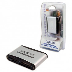 Card Reader Logilink (CR0001B), extern USB2.0 all-in-one, pentru CF I/II/Ultra... foto