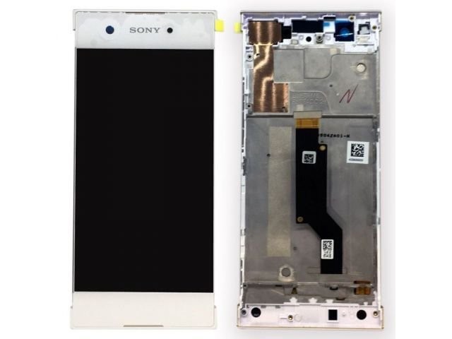 Display cu touchscreen si rama Sony Xperia XA1, G3121, G3123, G3125, Xperia XA1 Dual, G3112, G3116 alb original foto mare Display cu touchscreen si rama Sony Xperia XA1, G3121, G3123, G3125, Xperia XA1 Dual, G3112, G3116 alb original foto mare