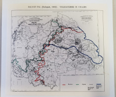 Harta Romania - Ponderea limbilor germanice in Ardeal foto