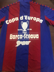 Tricou colectie Barcelona-Steaua 1986 foto