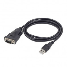 CABLU CONVEROTR USB LA DB9M serial port, black, 1.5 m, GEMBIRD &amp;quot;UAS-DB9M-02&amp;quot; foto