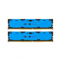 Memorie Goodram IRDM Blue 16GB DDR4 2400MHz CL15 Dual Channel Kit foto