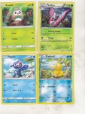 Bnk crc Cartonase de colectie - Pokemon 2016 - 4 diferite