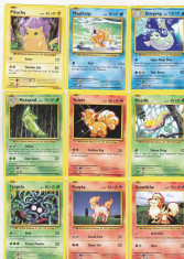 bnk crc Cartonase de colectie - Pokemon 2016 Evolutions - 32 diferite foto