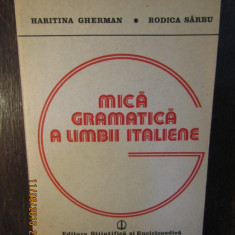 MICA GRAMATICA A LIMBII ITALIENE - HARITINA GHERMAN