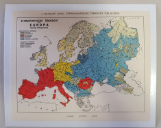 Harta Romania - Ponderea limbilor germanice in Ardeal foto