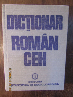 Dictionar Roman-ceh - Anca Irina Ionescu foto