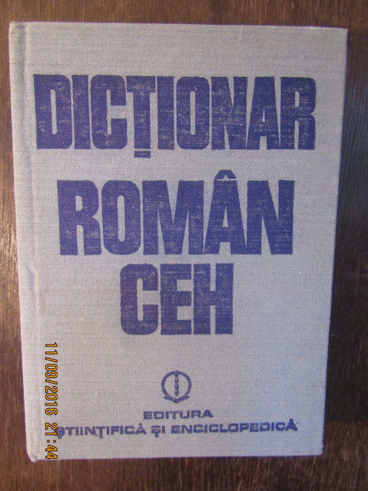 Dictionar Roman-ceh - Anca Irina Ionescu