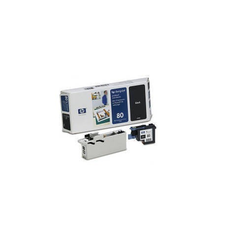Printhead HP 80 Black + Cleaner foto mare Printhead HP 80 Black + Cleaner foto mare